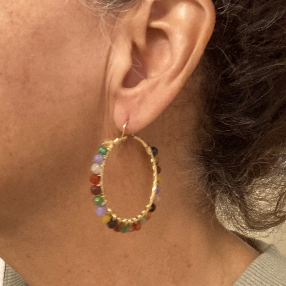 Hoop earrings